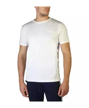 Хлопковая футболка с логотипом Moschino, белый