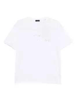 Хлопковая футболка с логотипом Paul & Shark, белый