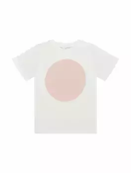 Хлопковая футболка с логотипом Stella McCartney, белый