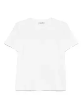 Хлопковая футболка 'S Max Mara, белый