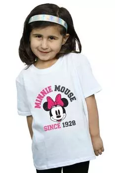 Хлопковая футболка с Микки Маусом с 1928 года Disney, белый