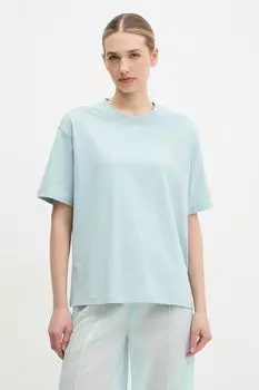 Хлопковая футболка S-Nice Napapijri, бирюзовый