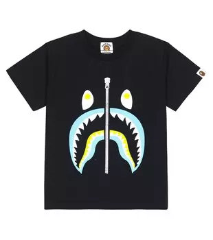 Хлопковая футболка с принтом BAPE, разноцветный