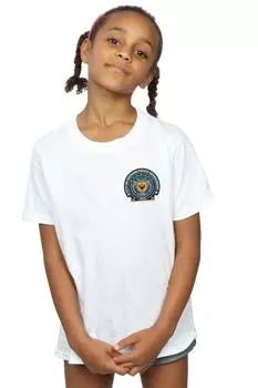 Хлопковая футболка с принтом груди «Бэтмен Готэм», полицейский департамент DC Comics, белый