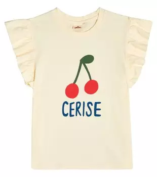 Хлопковая футболка с принтом Jellymallow, нейтральный