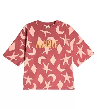 Хлопковая футболка с принтом Jellymallow, розовый