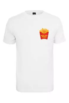 Хлопковая футболка с принтом Mister Tee, белый