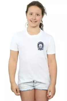 Хлопковая футболка с принтом на груди «Мандалорский охотник за головами» Star Wars, белый