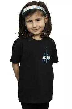 Хлопковая футболка с принтом на груди, значок джедая «Звездные войны: Скайуокер. Восхождение» Star Wars, черный
