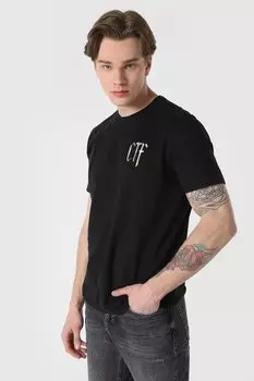 Хлопковая футболка с принтом на спине Colin'S, красный