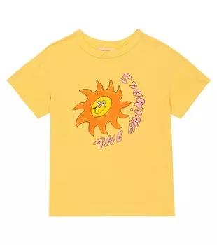 Хлопковая футболка с принтом петуха The Animals Observatory, разноцветный