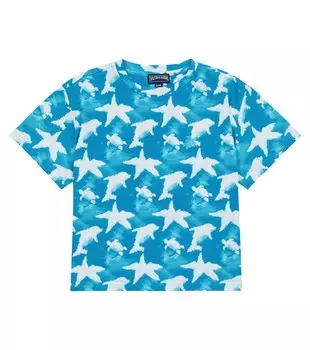 Хлопковая футболка с принтом Teddy Vilebrequin, разноцветный