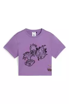 Хлопковая футболка с принтом «Тролли» Puma, черный