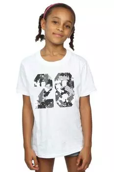 Хлопковая футболка с рисунком Микки Мауса 28 Disney, белый