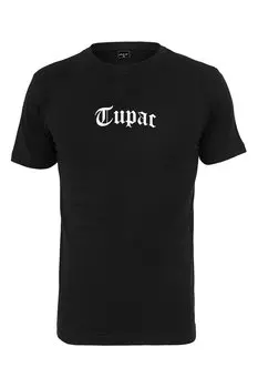 Хлопковая футболка с рисунком Mister Tee, черный