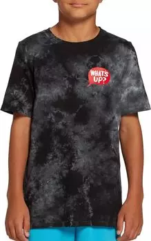 Хлопковая футболка с рисунком тай-дай Dsg для мальчиков, черный