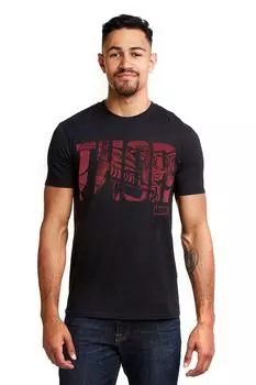 Хлопковая футболка с текстом Thor Marvel, черный
