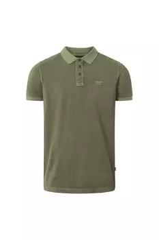 Хлопковая футболка с воротником Ambrosio Joop! Jeans, зеленый