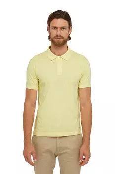 Хлопковая футболка с воротником Geox, желтый