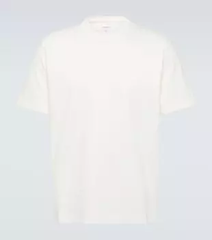 Хлопковая футболка с вышивкой Bottega Veneta, белый