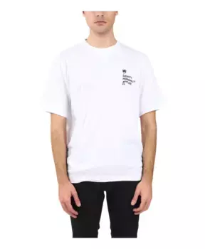 Хлопковая футболка с вышивкой N21, белый