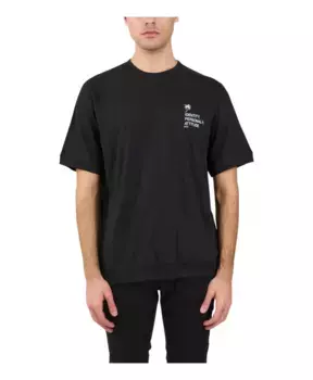 Хлопковая футболка с вышивкой N21, черный