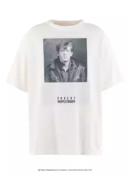 Хлопковая футболка SAINT MXXXXXX, белый