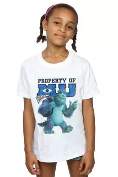 Хлопковая футболка Салли «Университет монстров», собственность МЮ Disney, белый