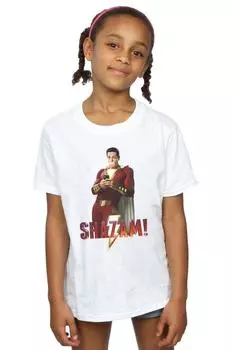 Хлопковая футболка Shazam Bubble Gum DC Comics, белый