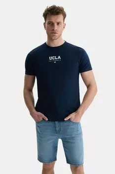 Хлопковая футболка Шерман Ucla, синий