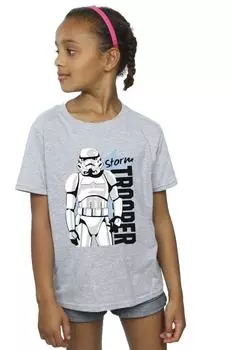 Хлопковая футболка «Штурмовик» Star Wars, серый