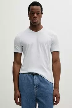 Хлопковая футболка Sisley, синий