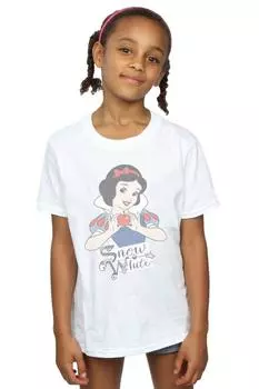 Хлопковая футболка Snow White Apple Disney Princess, белый
