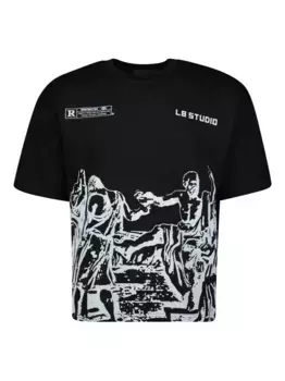 Хлопковая футболка «Сократ» L8 Studio, черный