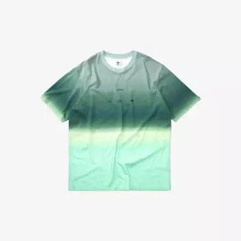 Хлопковая футболка Song For The Mute x adidas с градиентным узором Song For The Mute, зеленый