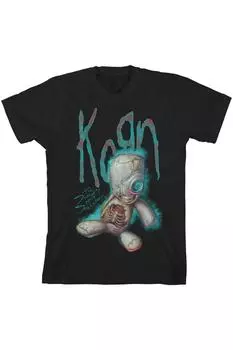 Хлопковая футболка SoS Doll с принтом на спине Korn, черный