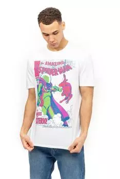 Хлопковая футболка Spiderman Madness Marvel, белый