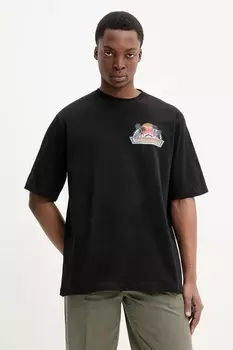 Хлопковая футболка Sprayground, черный