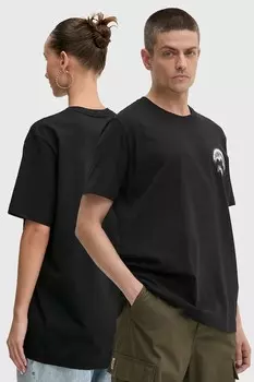 Хлопковая футболка Sprayground, черный