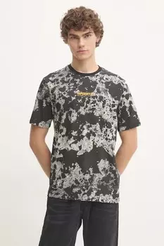 Хлопковая футболка Superdry, черный