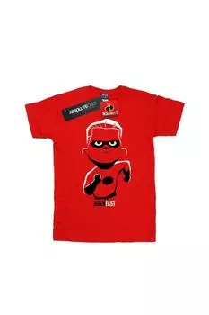 Хлопковая футболка «Суперсемейка 2: Невероятный сын» Disney, красный