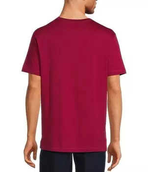 Хлопковая футболка свободного кроя с короткими рукавами и карманами Caribbean Supima, красный