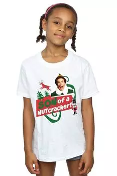 Хлопковая футболка «Сын Щелкунчика» Elf, белый