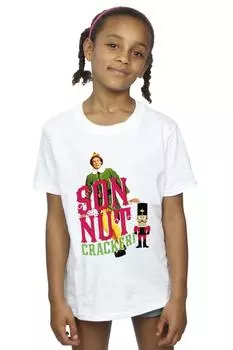 Хлопковая футболка «Сын Щелкунчика» Elf, белый