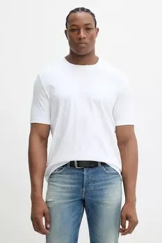 Хлопковая футболка T-MADJUST-R2 T-SHIRT Diesel, белый