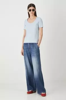 Хлопковая футболка The Essential Tee Levi'S, бежевый