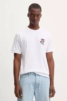 Хлопковая футболка The Kooples, белый