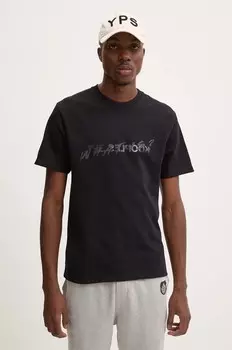 Хлопковая футболка The Kooples, черный