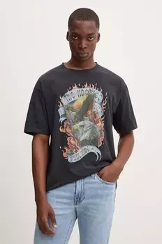 Хлопковая футболка The Kooples, черный