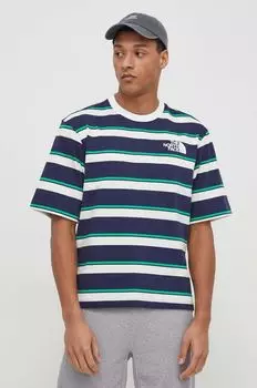 Хлопковая футболка The North Face, мультиколор